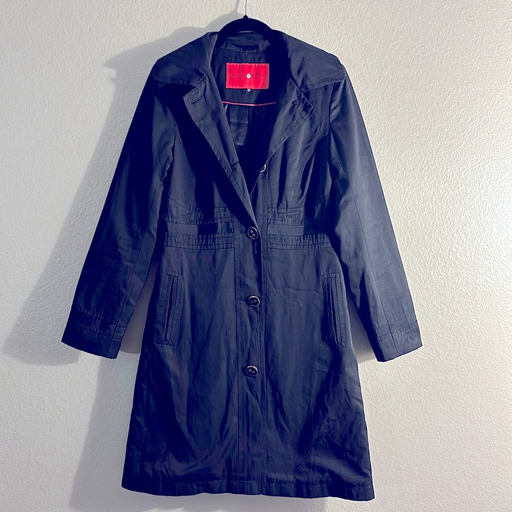 ❄️Navy trench coat